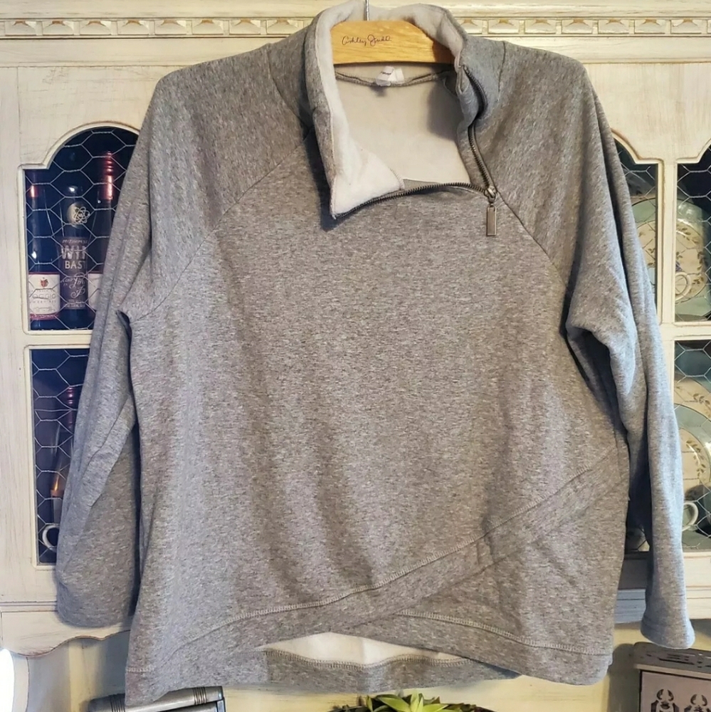 Cable and Gauge Grey Designed Sweatshirt xl
